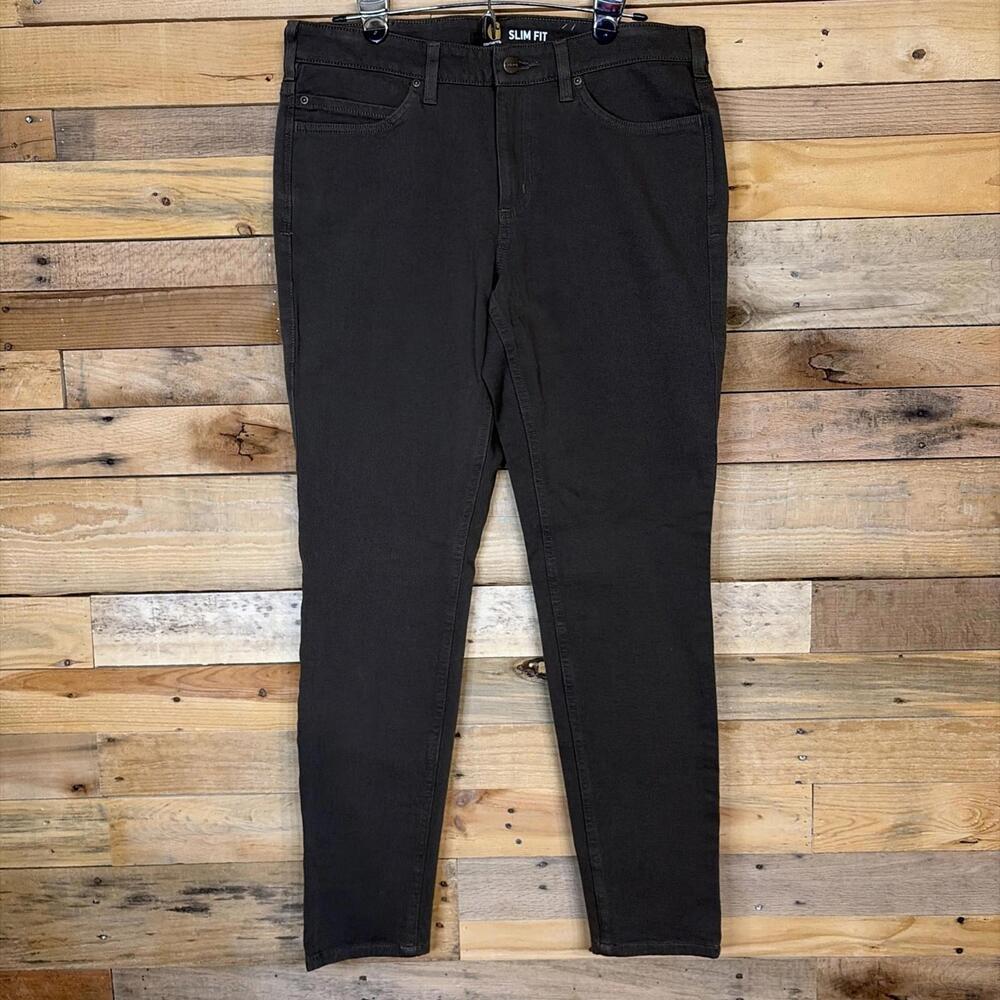 Carhartt Pants Women’s 12 NWT Reg Slim Fit Green Rugged Flex Slim Fit Twill